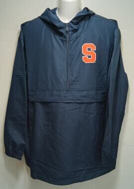Syracuse Orange NCAA 1/4 Zip Wiindbreaker with Hood Men's 2XL